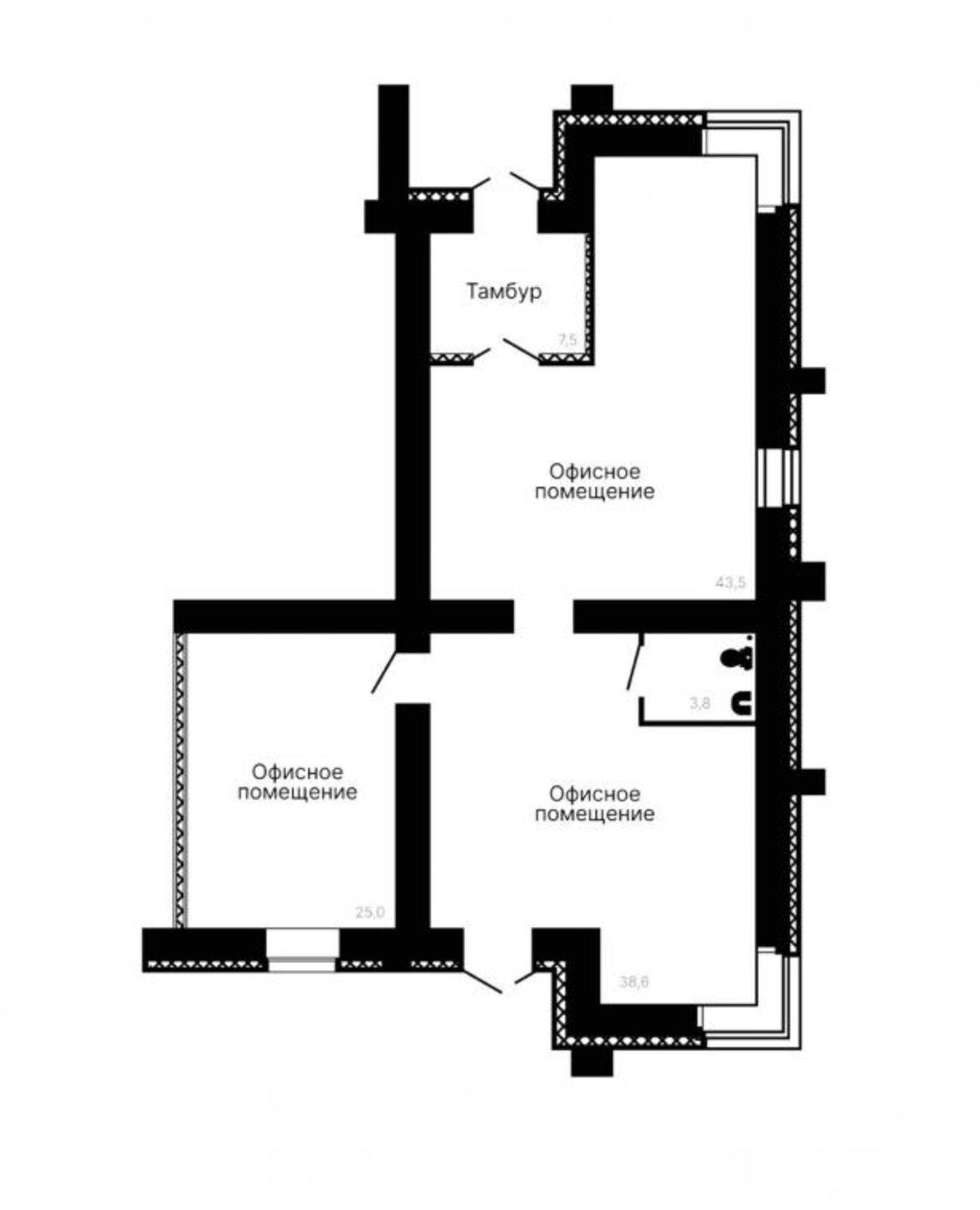 Купить помещение свободного назначения за 20 120 000 рублей на Рабочая, 60