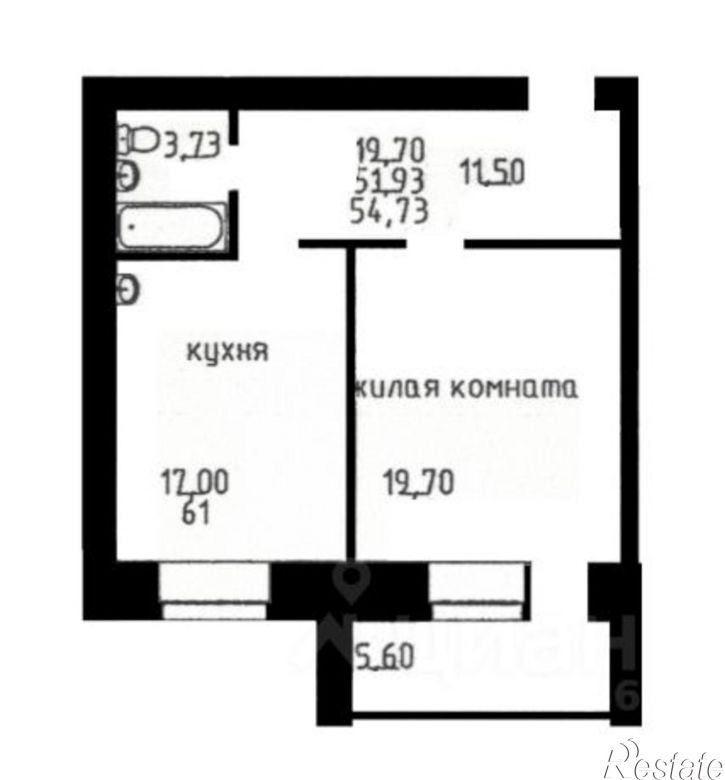 1-комн квартира Загородная улица, 13,  д. 13