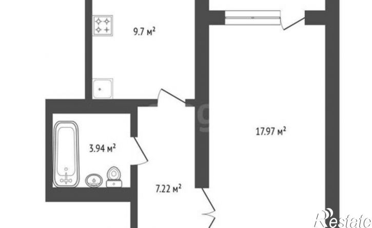 1-комн квартира улица Пушкина, 49,  д. 49