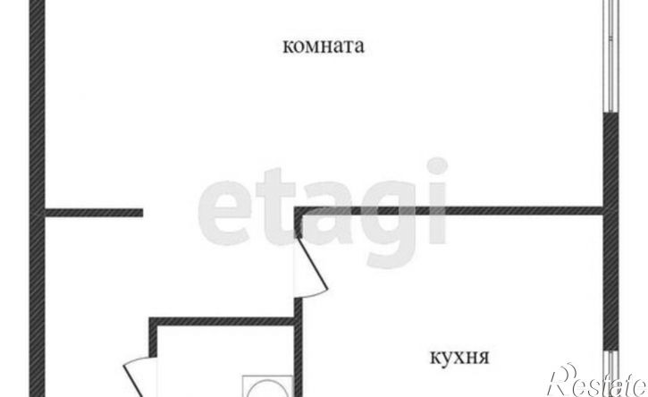 1-комн квартира улица Горького, 97/1,  д. 97/1