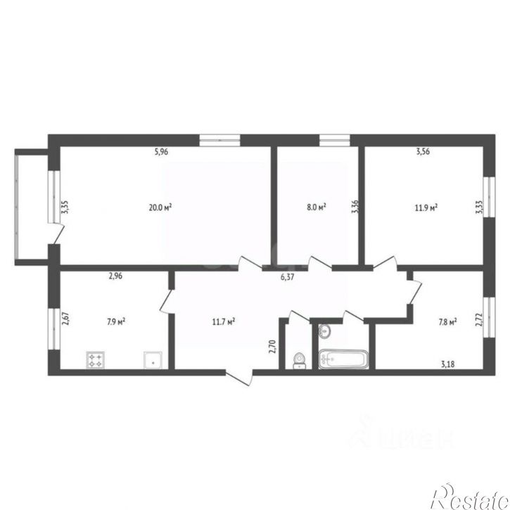 4-комн квартира ул Василенко, 7/1,  д. 7/1