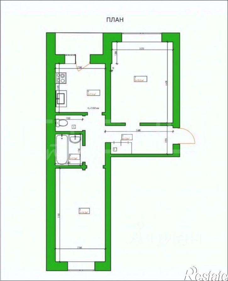 2-комн квартира ул Шимановского, 276,  д. 276