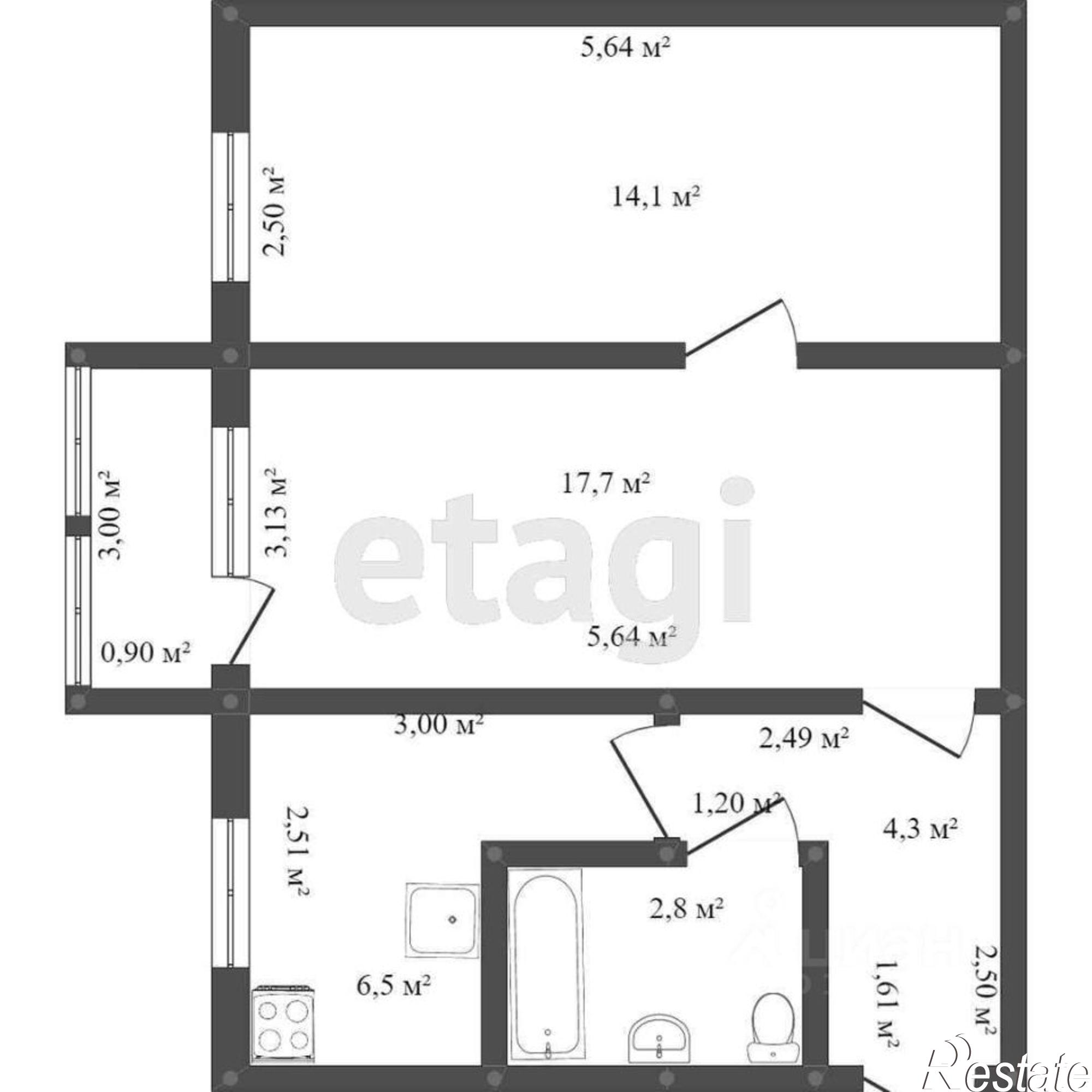 Купить квартиру за 5 250 000 рублей на улица 50 лет Октября, 202