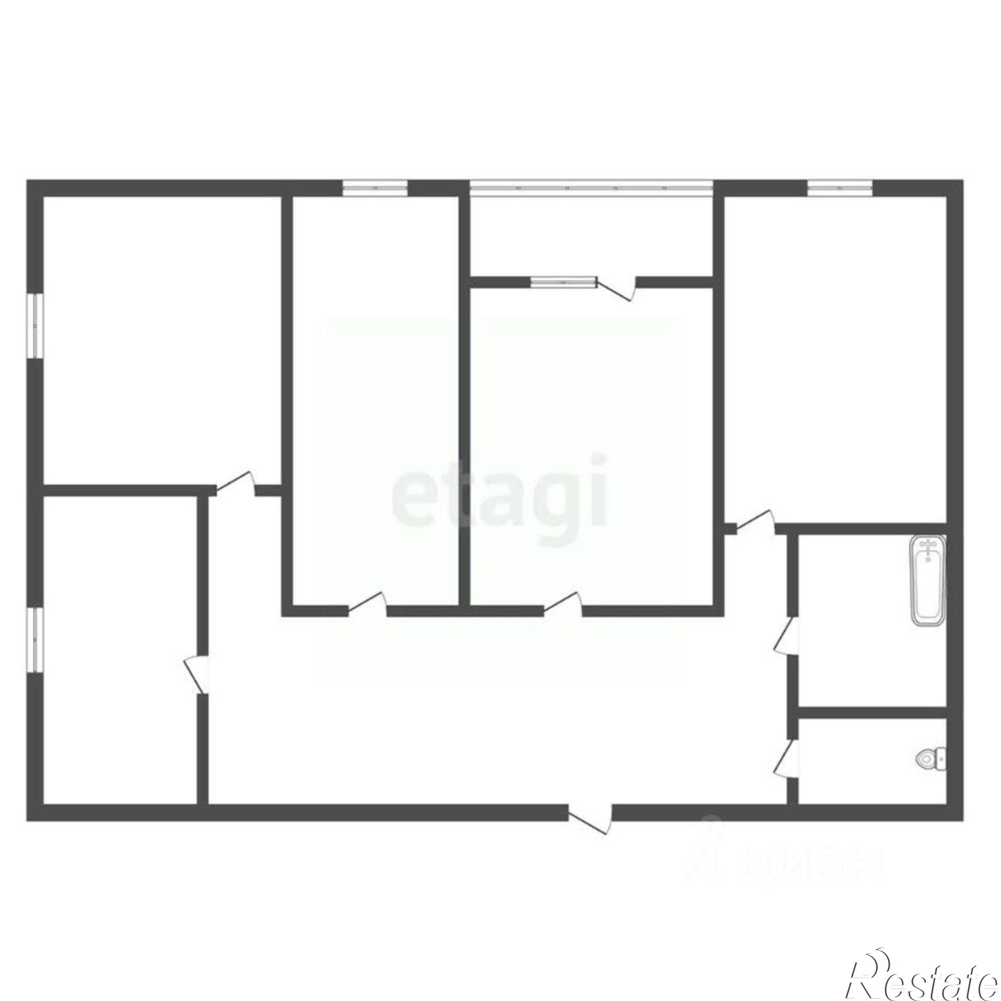 Купить квартиру за 10 300 000 рублей на улица Воронкова, 4/2