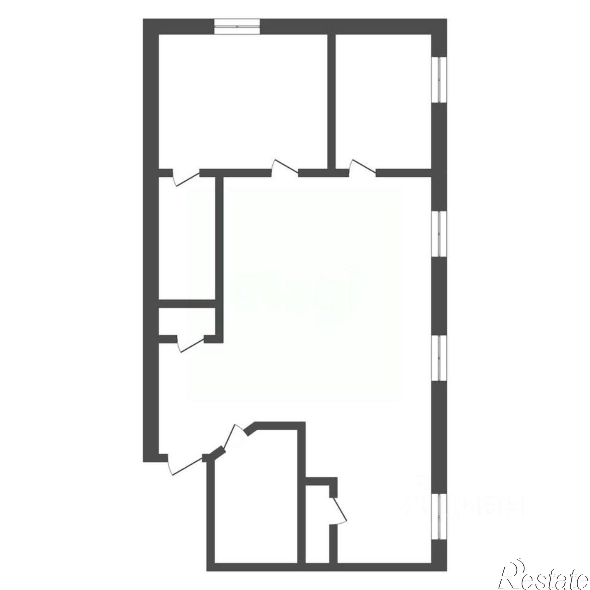 Купить квартиру за 6 100 000 рублей на Пограничная улица, 124/3