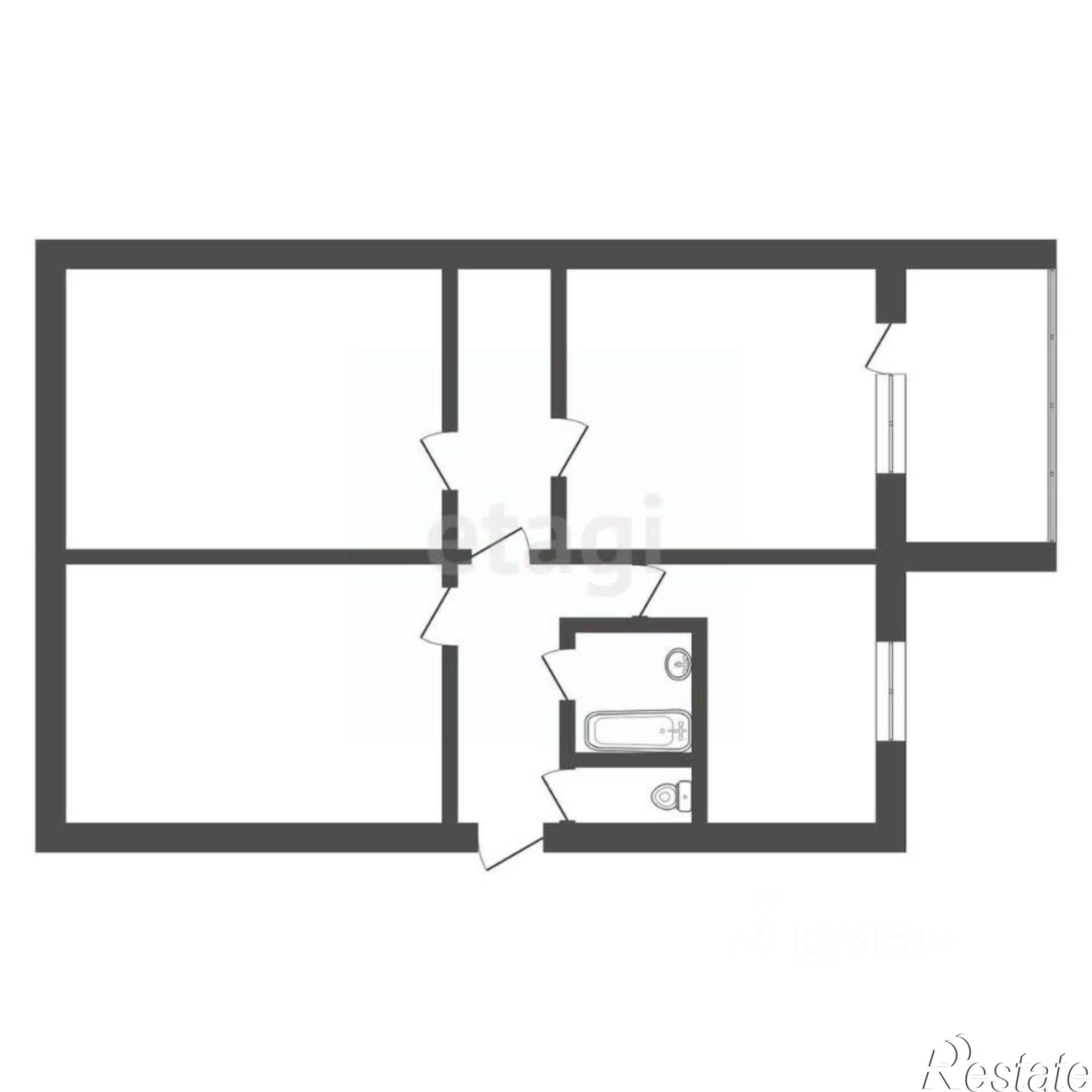 Купить квартиру за 6 300 000 рублей на Мясокомбинат посёлок, Л2