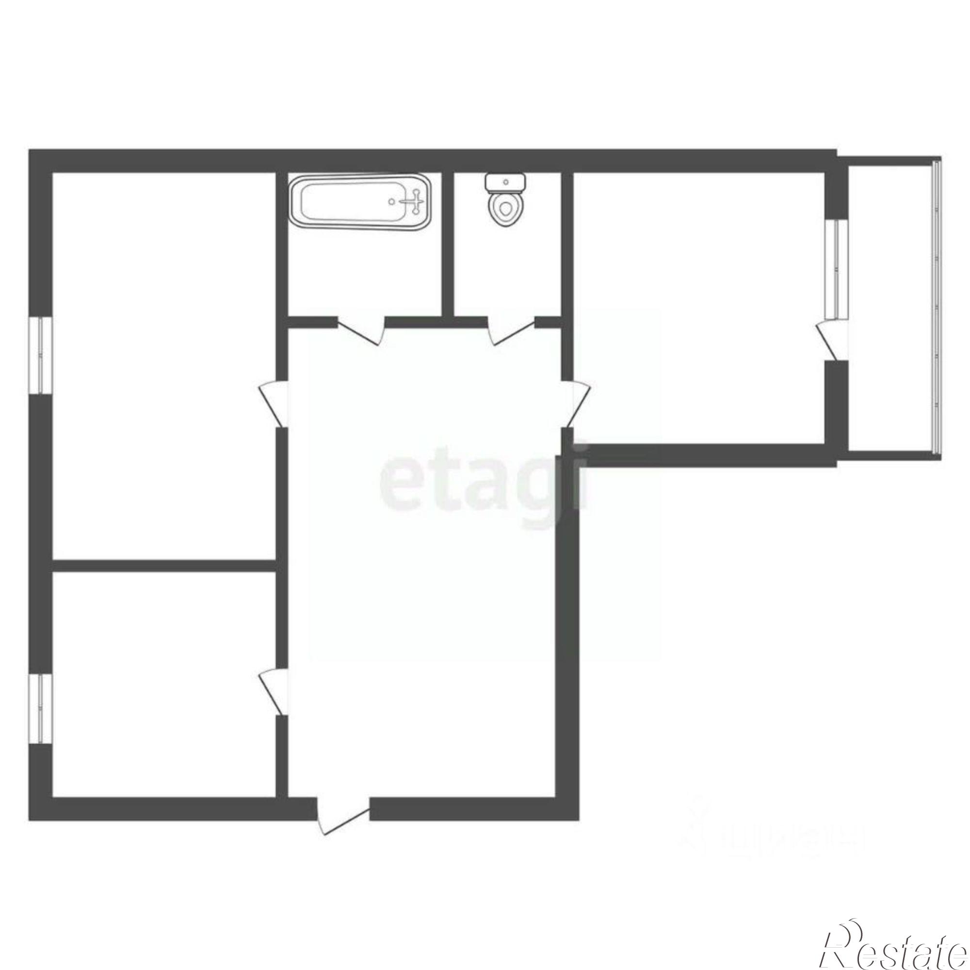 Купить квартиру за 6 300 000 рублей на улица Воронкова, 24