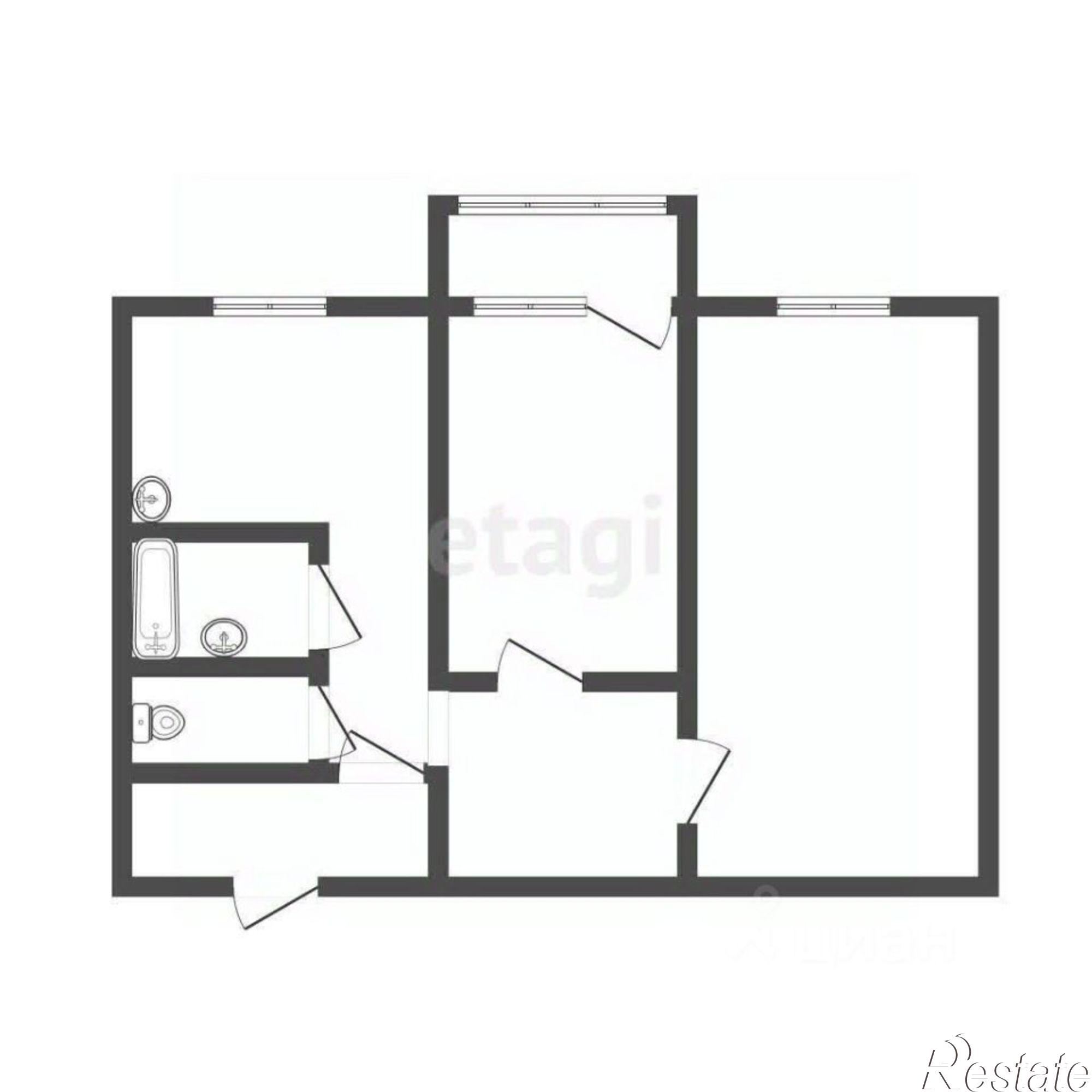 Купить квартиру за 5 900 000 рублей на улица Пушкина, 5/2