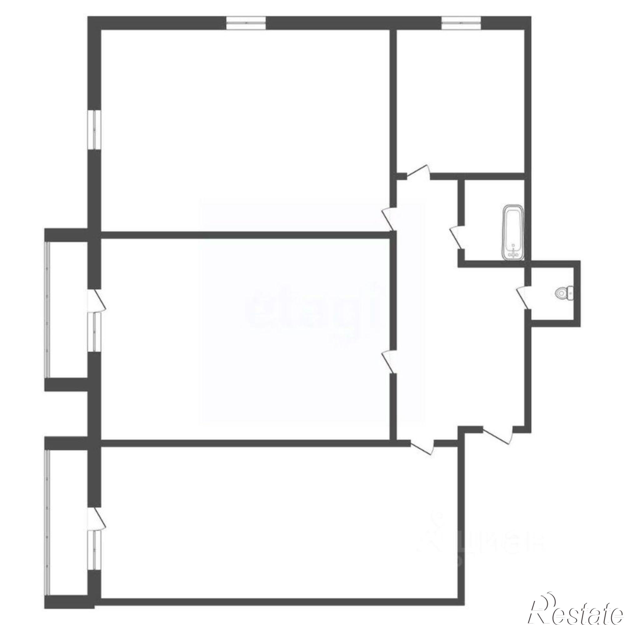 Купить квартиру за 7 000 000 рублей на Октябрьская улица, 54