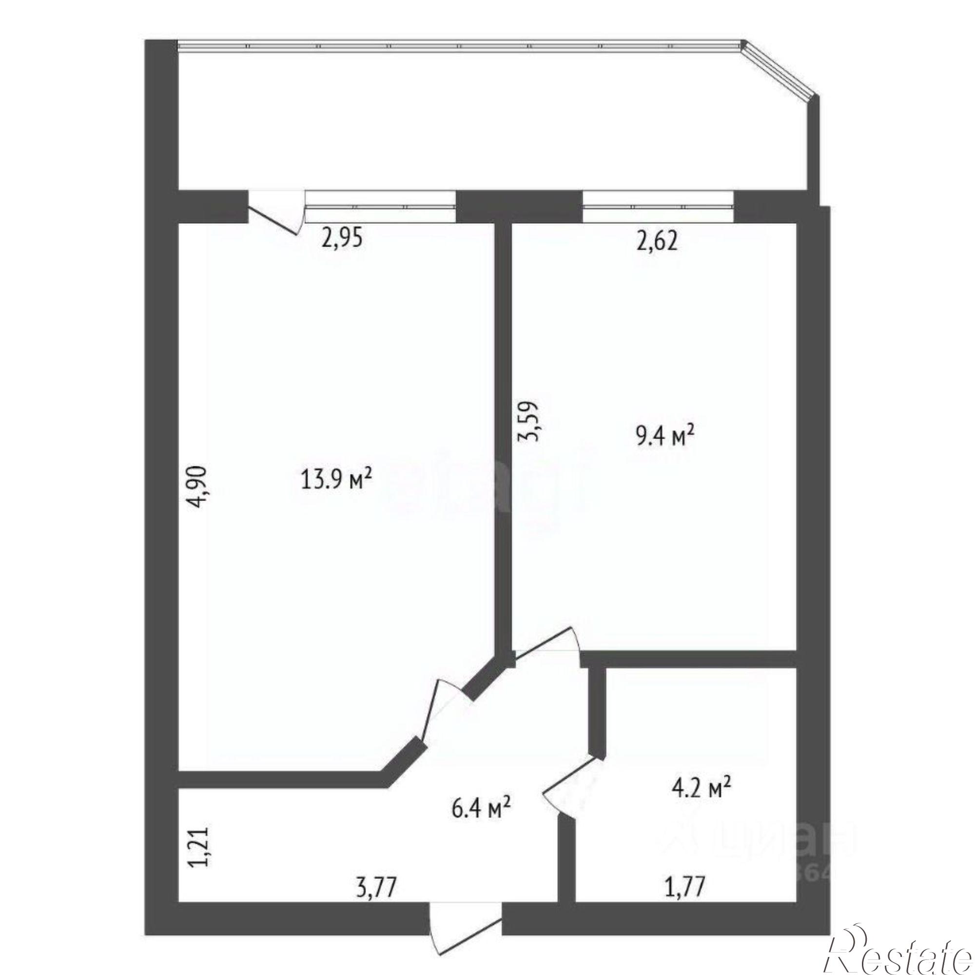 Купить квартиру за 7 100 000 рублей на улица Пушкина, 100