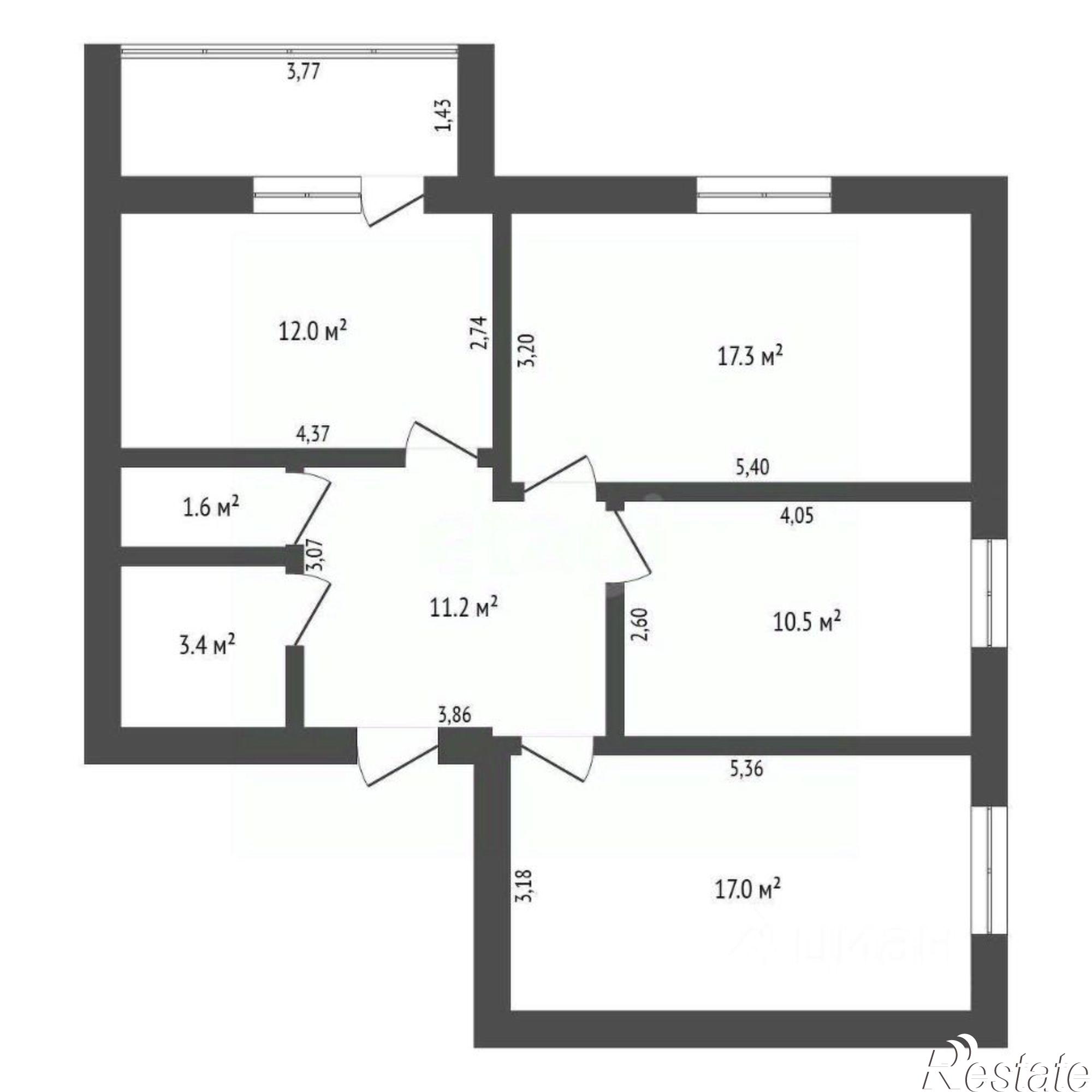 Купить квартиру за 14 200 000 рублей на Высокая улица, 53