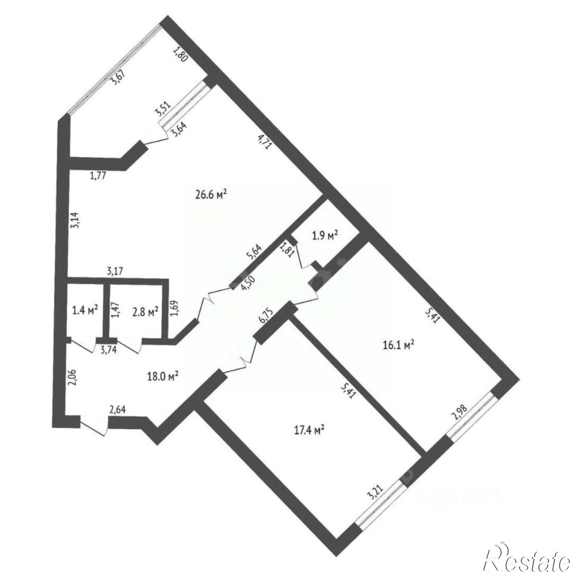 Купить квартиру за 15 000 000 рублей на Игнатьевское шоссе, 12/6