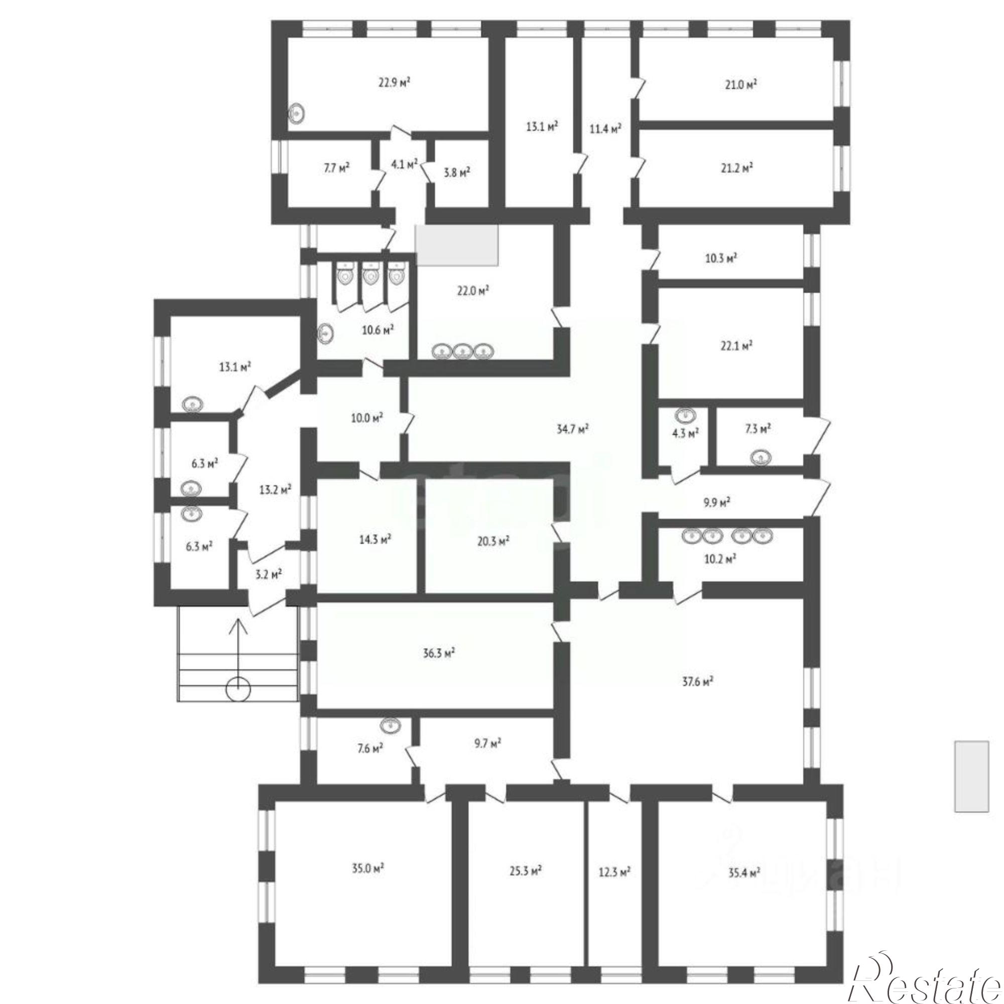 Купить помещение свободного назначения за 78 952 100 рублей на Первомайская улица, 25