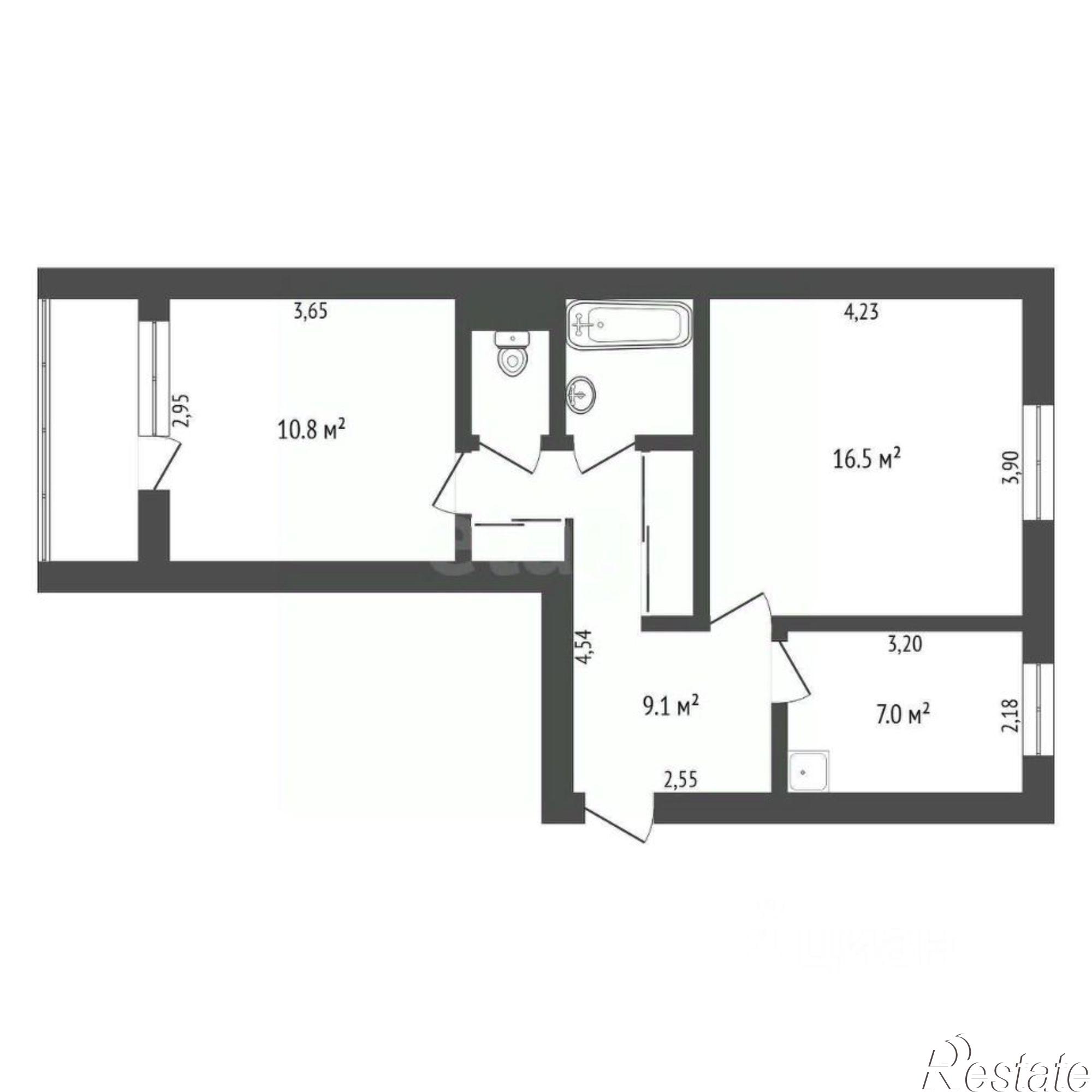 Купить квартиру за 4 500 000 рублей на Горная улица, 23