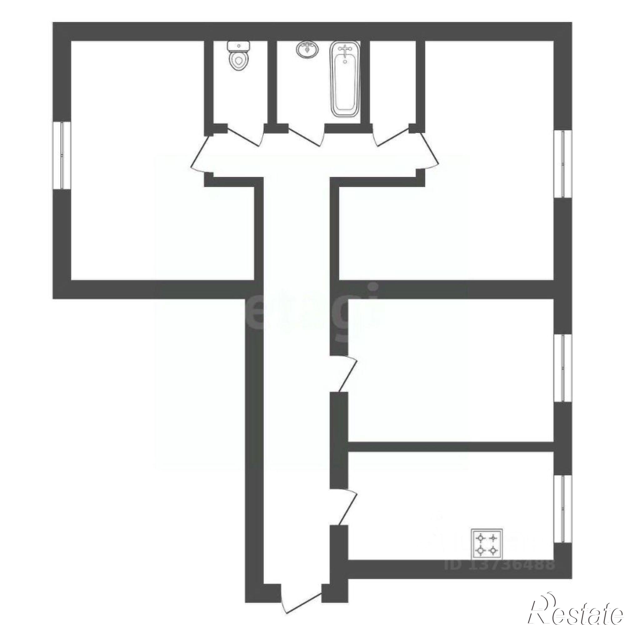 Купить квартиру за 9 200 000 рублей на Институтская улица, 9