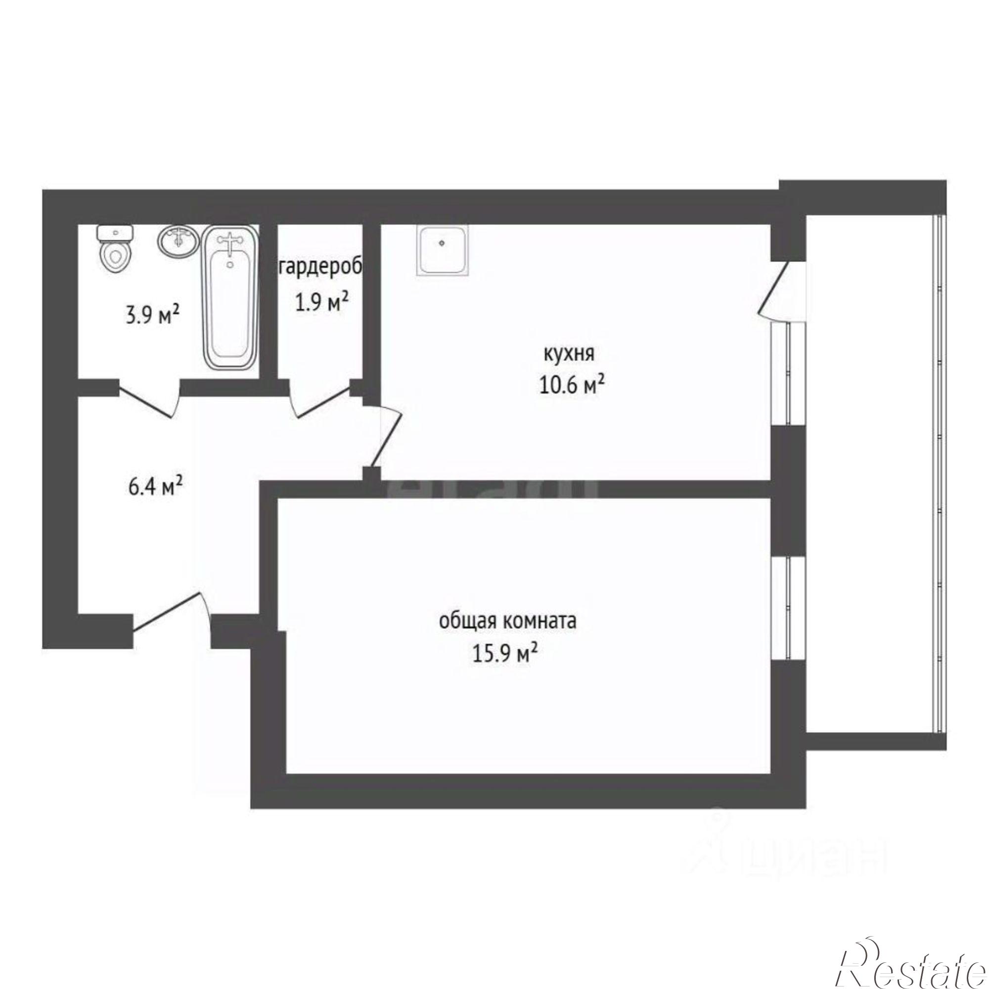 Купить квартиру за 6 700 000 рублей на улица Василенко, 14/2