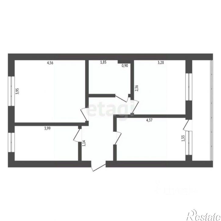 3-комн квартира Краснофлотская улица, 53,  д. 53