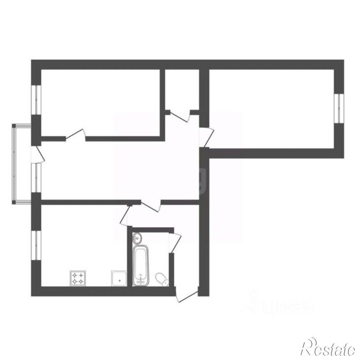 3-комн квартира улица Ленина, 72,  д. 72