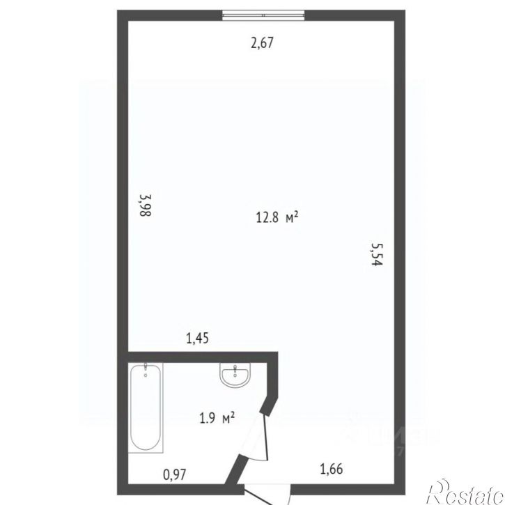 1-комн квартира Студенческая улица, 37,  д. 37