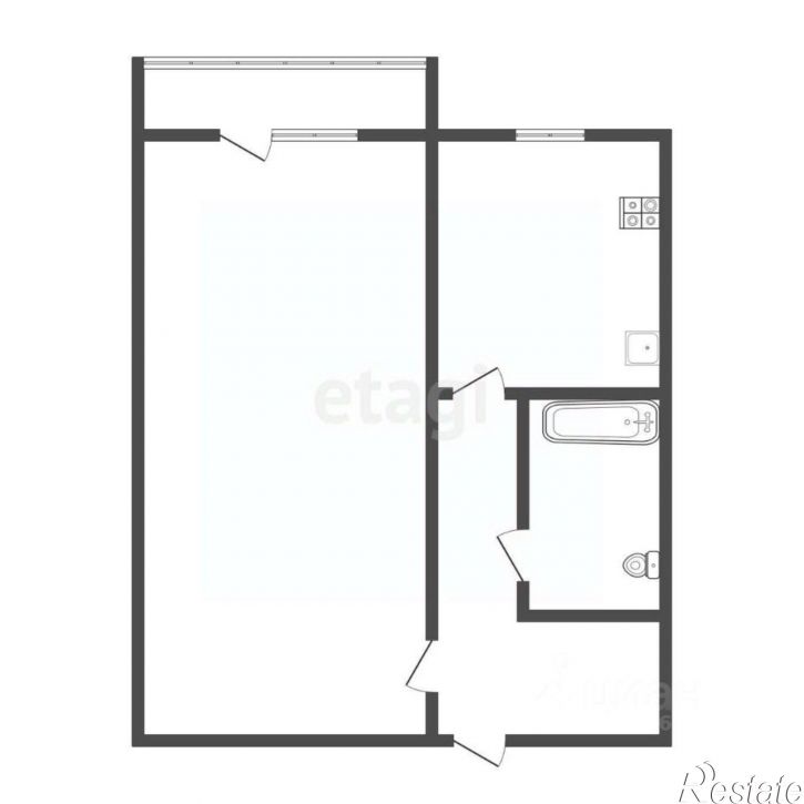 1-комн квартира Трудовая улица, 254,  д. 254