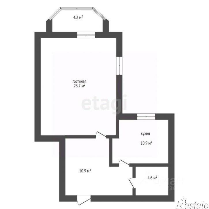 1-комн квартира Забурхановская улица, 42,  д. 42