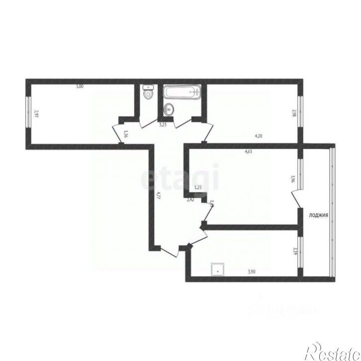 3-комн квартира улица Чайковского, 135,  д. 135