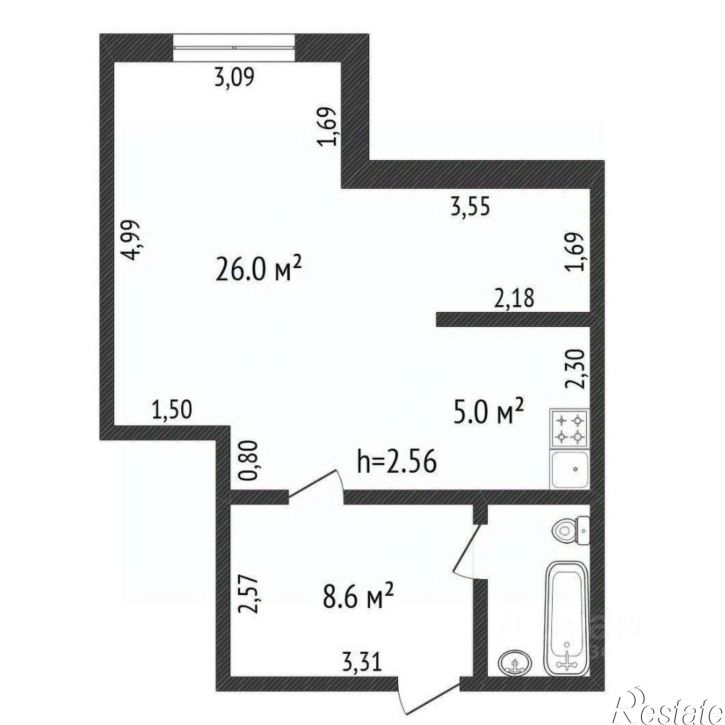 1-комн квартира Амурская улица, 71,  д. 71