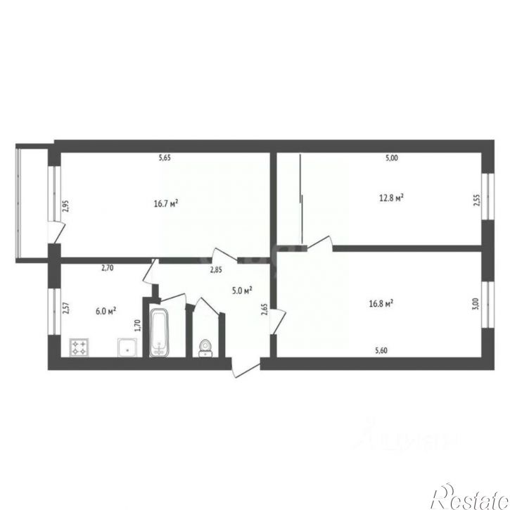 3-комн квартира улица Пушкина, 183/5,  д. 183/5