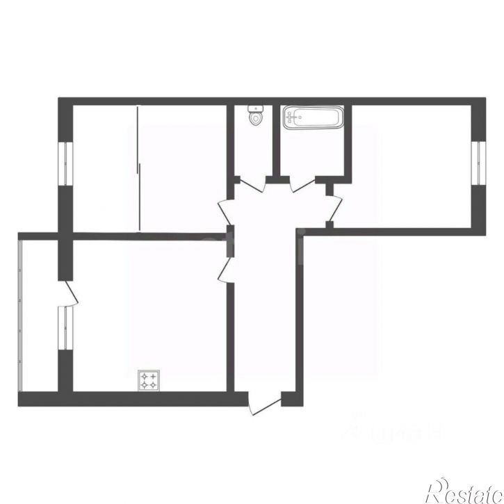 2-комн квартира улица Строителей, 79/3,  д. 79/3