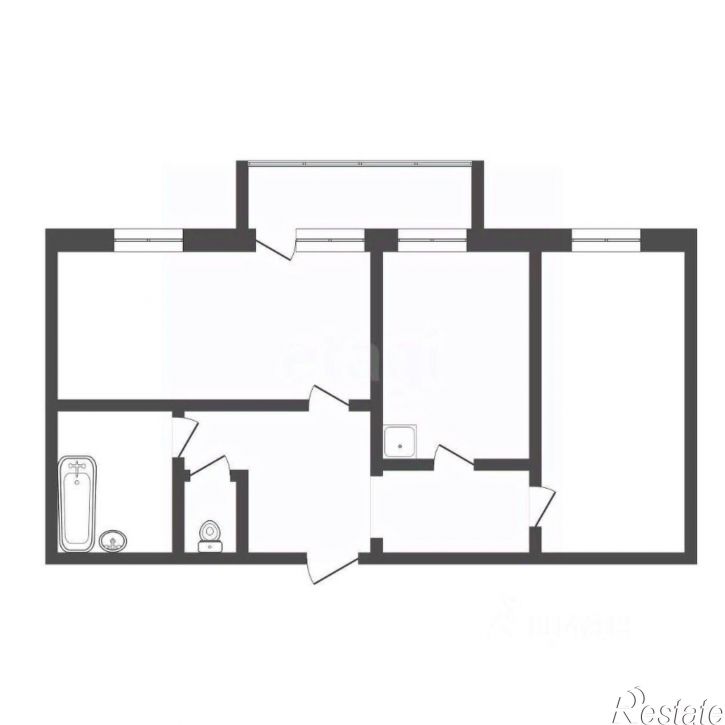 2-комн квартира Красноармейская улица, 188,  д. 188