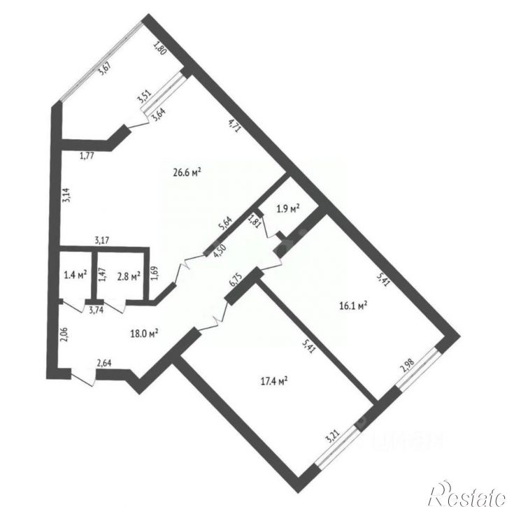 2-комн квартира Игнатьевское шоссе, 12/6,  д. 12/6