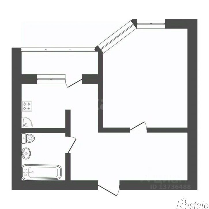 1-комн квартира Игнатьевское шоссе, 14,  д. 14