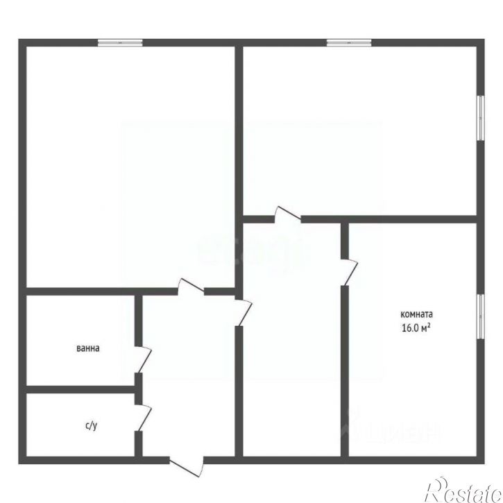 Комната улица 50 лет Октября, 201,  д. 201