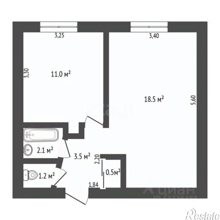 1-комн квартира улица Ломоносова, 261,  д. 261