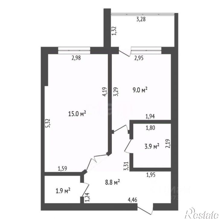 1-комн квартира Игнатьевское шоссе, 12/3,  д. 12/3