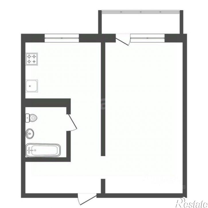 1-комн квартира Амурская улица, 55/3,  д. 55/3