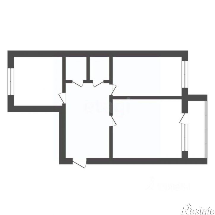 2-комн квартира Заводская улица, 2/4,  д. 2/4