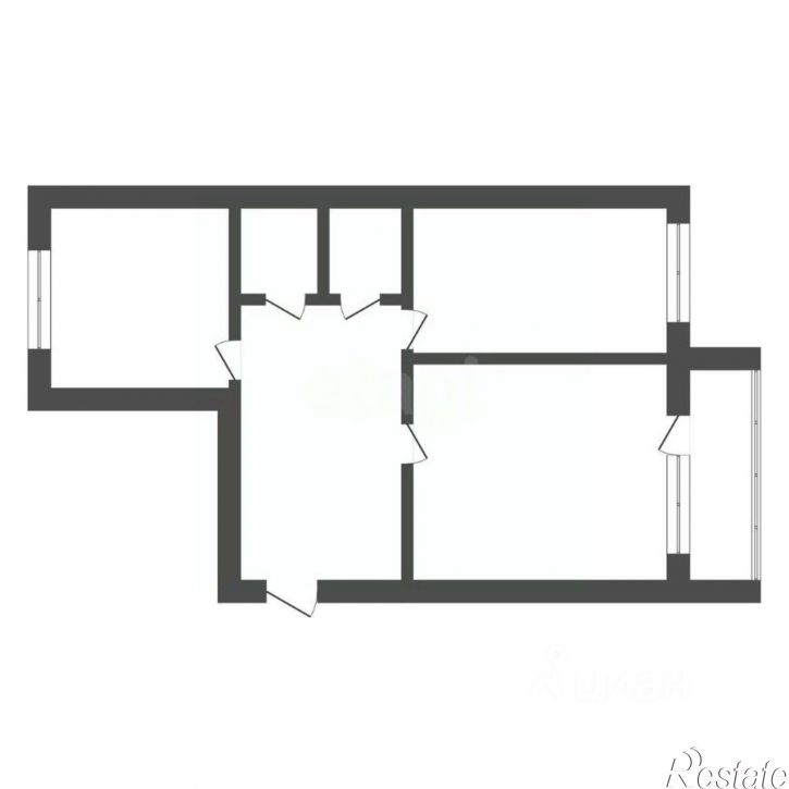 2-комн квартира Заводская улица, 2/4,  д. 2/4