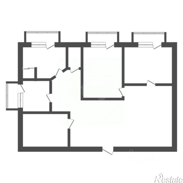 5-комн квартира Политехническая улица, 1,  д. 1