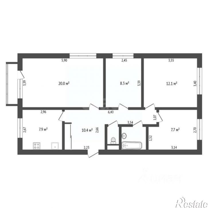 4-комн квартира ул Институтская, 13/5,  д. 13/5