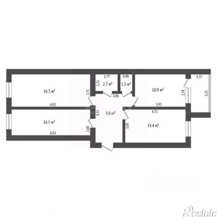 3-комн квартира Высокая улица, 141,  д. 141