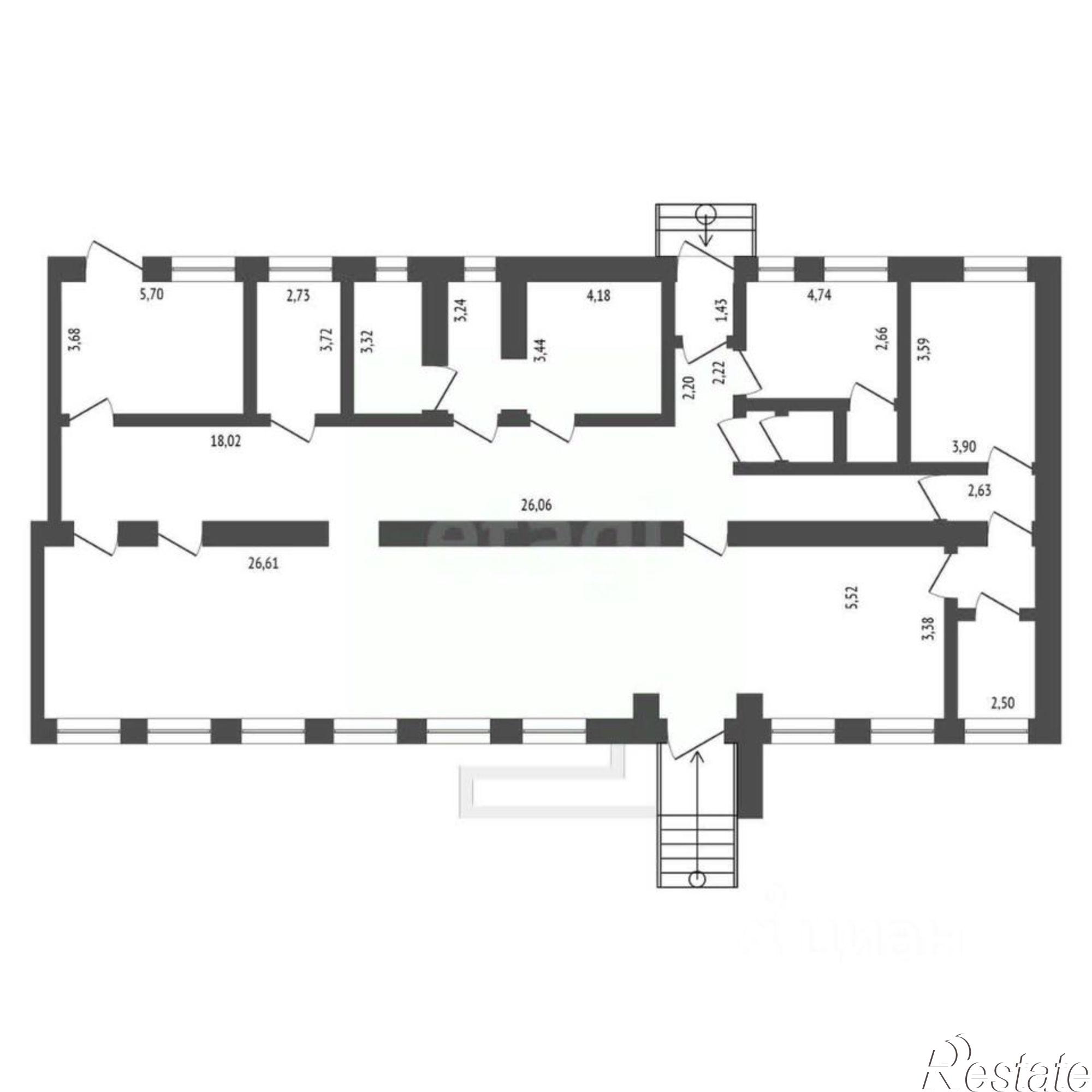 Купить помещение свободного назначения за 33 000 100 рублей на Широкая улица, 50