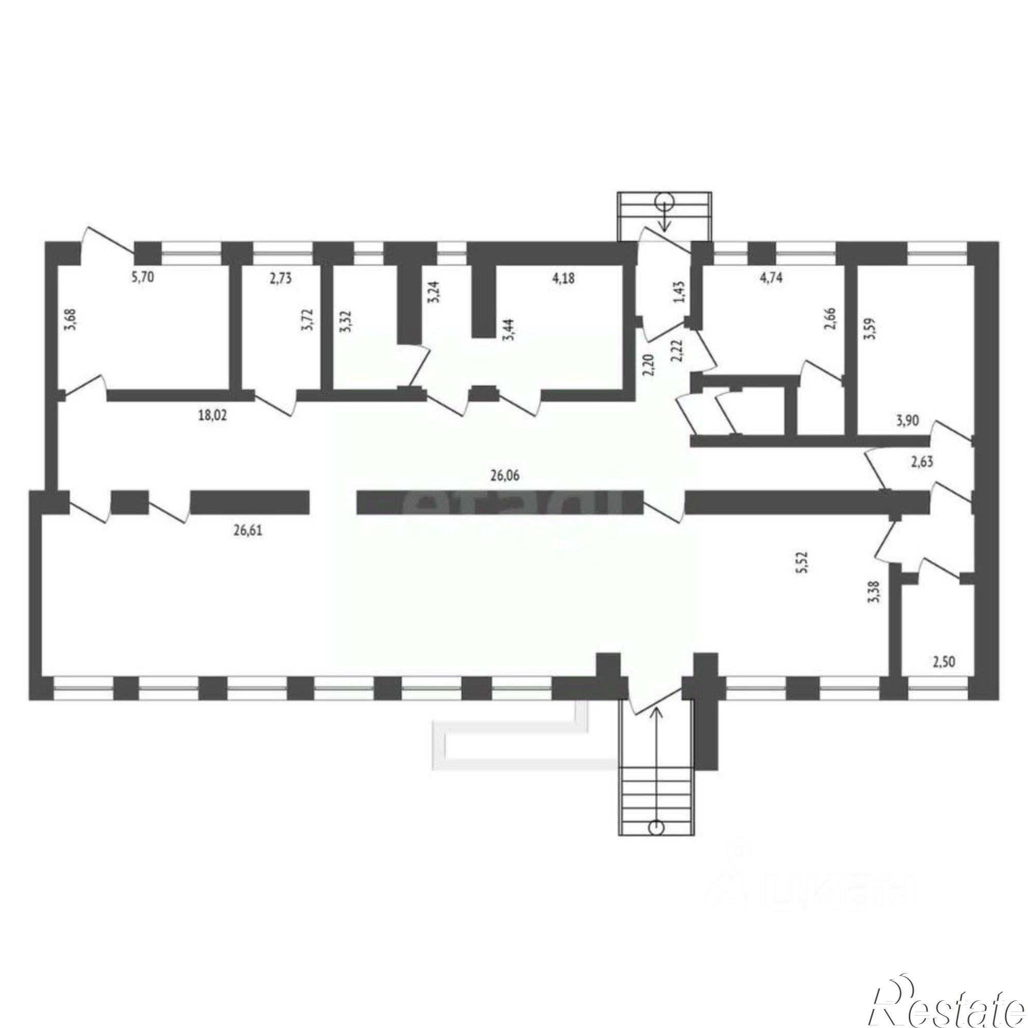 Купить помещение свободного назначения за 33 000 100 рублей на Широкая улица, 50