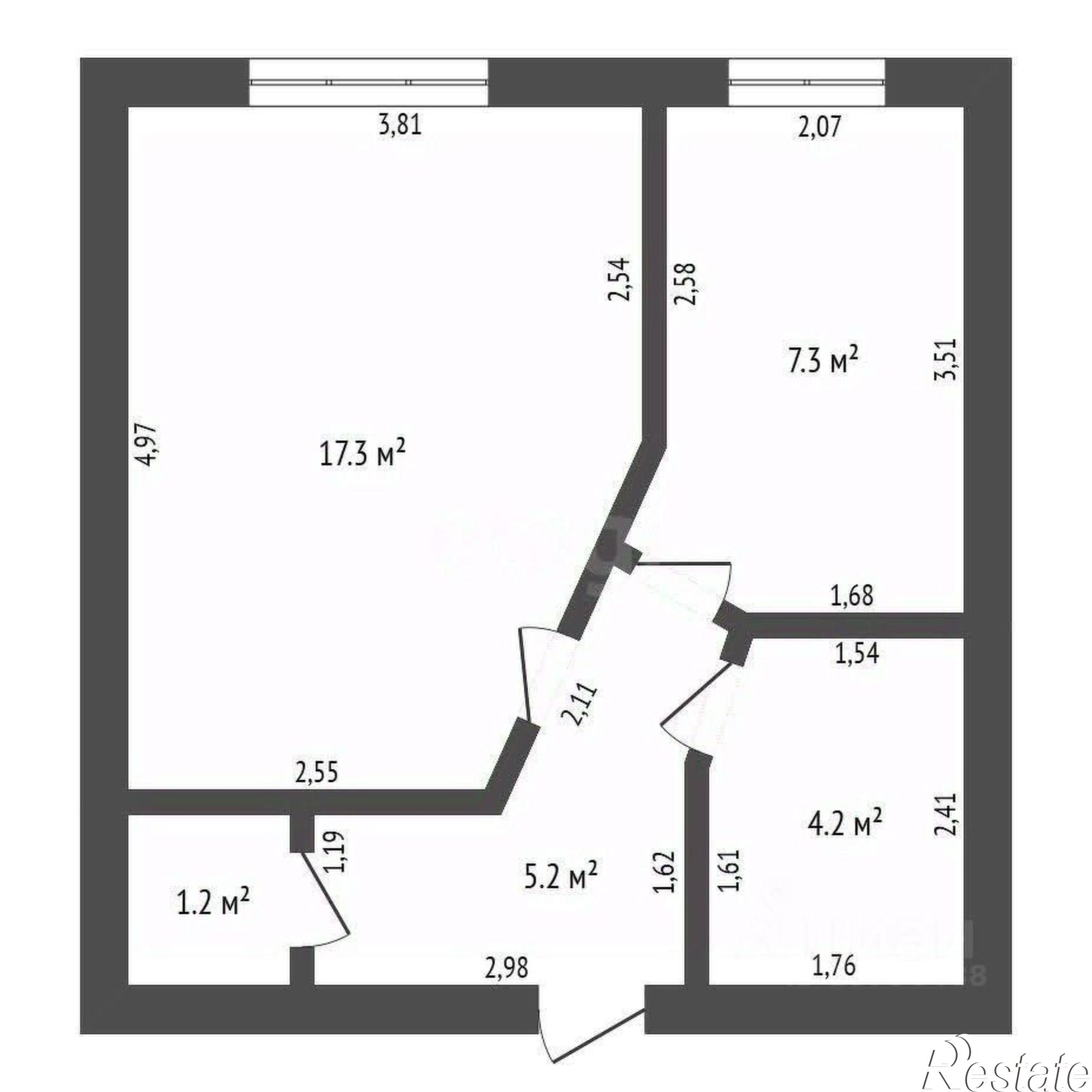 Купить квартиру за 4 800 000 рублей на улица Василенко, 14/3