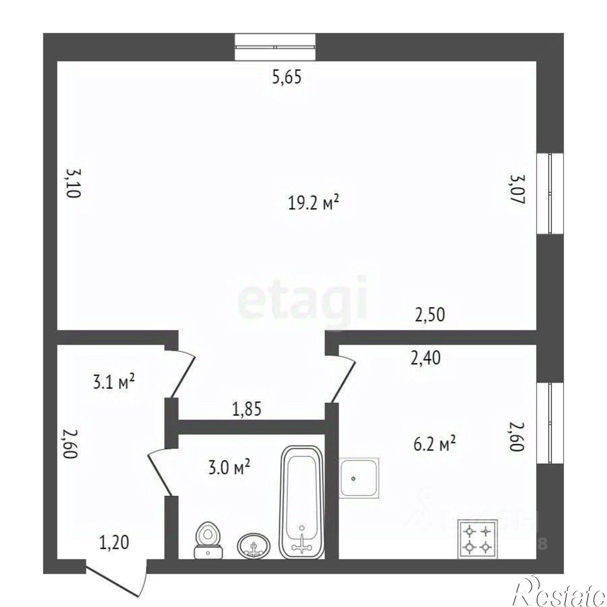 Купить квартиру за 5 250 000 рублей на улица Ленина, 80