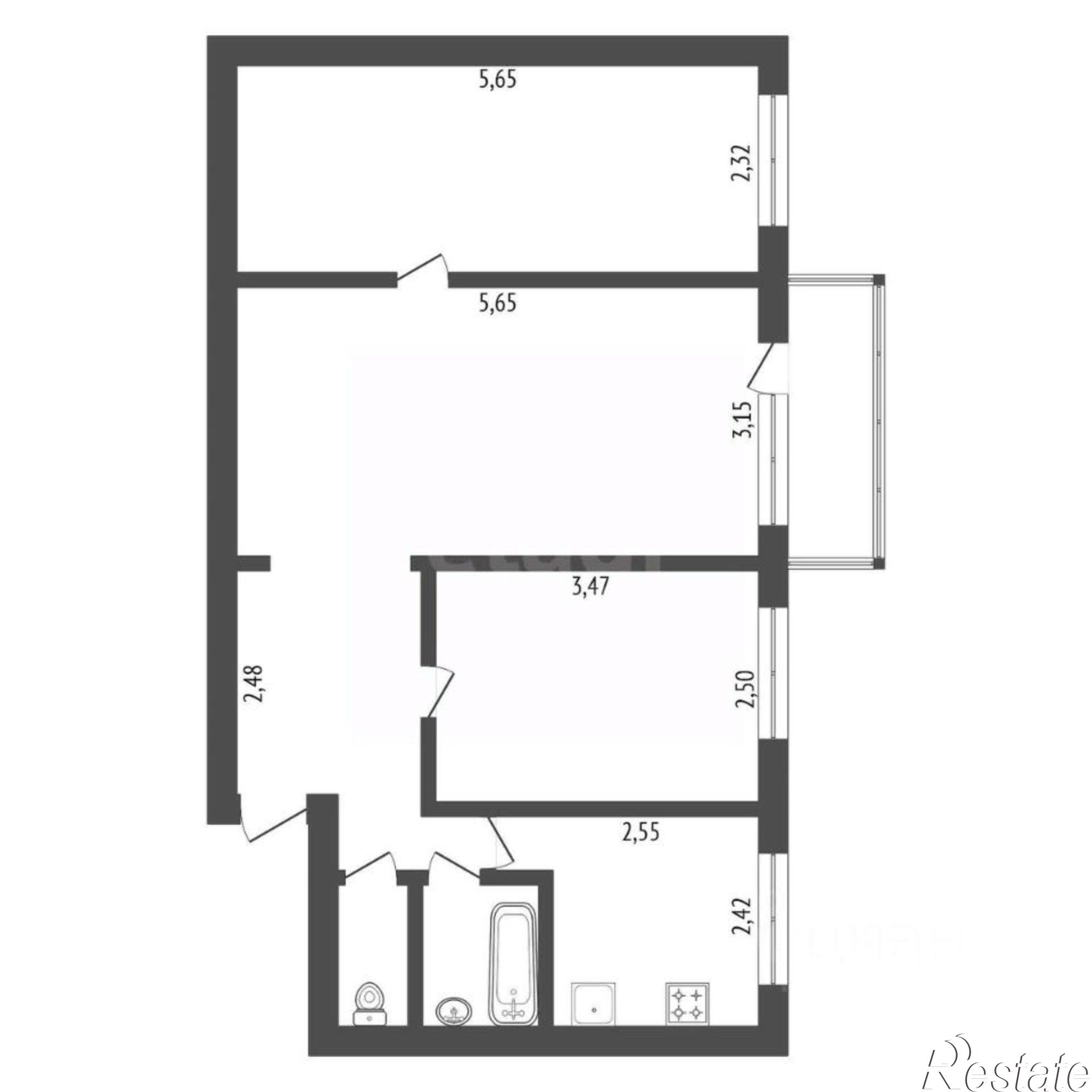 Купить квартиру за 7 000 000 рублей на Театральная улица, 35