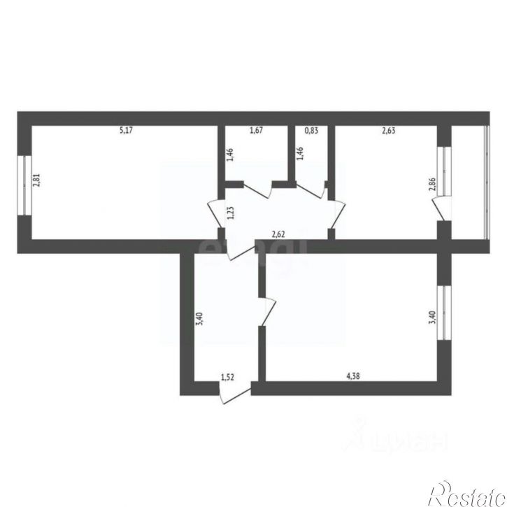 2-комн квартира Трудовая улица, 254,  д. 254