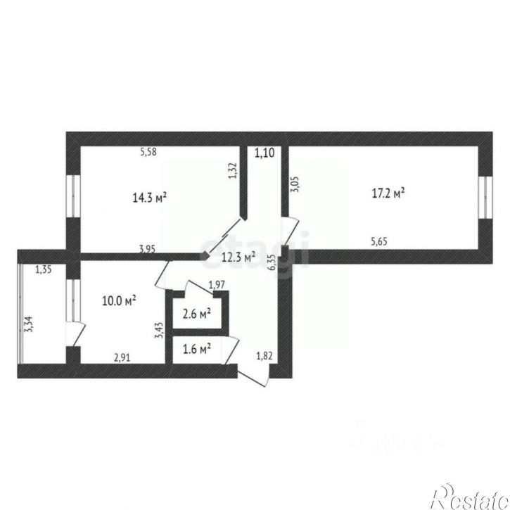 2-комн квартира улица Ленина, 41,  д. 41