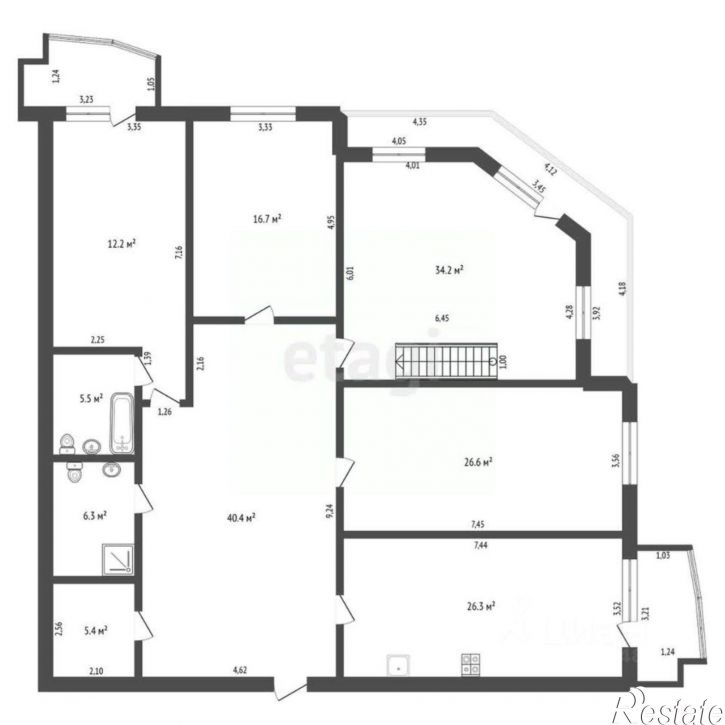 5-комн квартира Красноармейская улица, 125,  д. 125