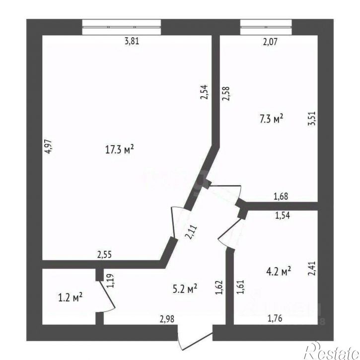 1-комн квартира улица Василенко, 14/3,  д. 14/3